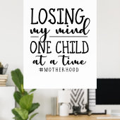 Moederschap één kind per keer poster (Thuiskantoor)