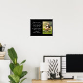 Moederschap Foto prachtig zwangere moeder citaat Poster (Thuiskantoor)