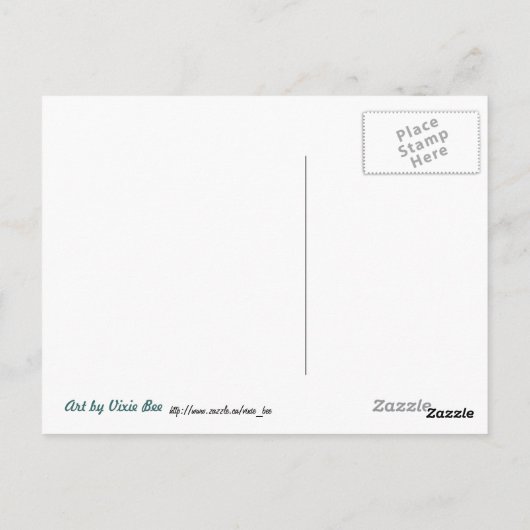 Moederschap: Giraffes Briefkaart (Achterkant)