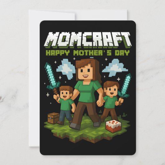 Moederschap Happy Moederdag Grappige Gamer Moeder Feestdagenkaart (Voorkant)