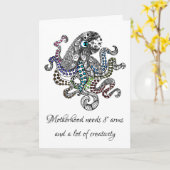 Moederschap heeft acht wapenartsens nodig kaart (Gele Bloem)