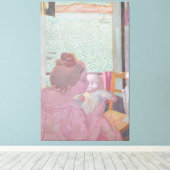 Moederschap in het raam, 1901 canvas afdruk (Insitu (Houten vloer))