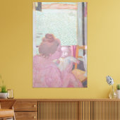 Moederschap in het raam, 1901 canvas afdruk (Insitu (Woonkamer))
