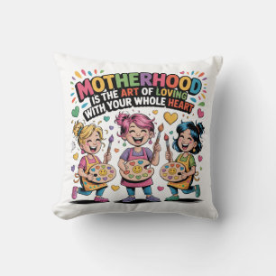 Moederschap is de kunst van liefhebben met je hart kussen