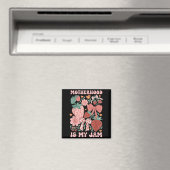 Moederschap is Jam Boho Aardbei Grafisch Moeders Magneet (Insitu (Vaatwasser))