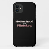 Moederschap is mijn bediening Moeder Moederdag Case-Mate iPhone Case (Achterkant)