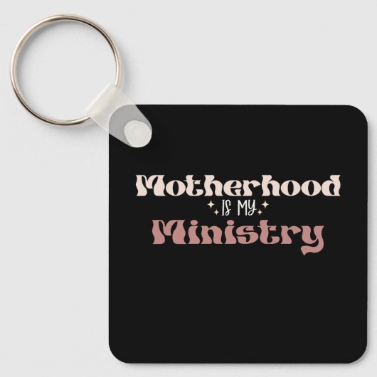 Moederschap is mijn roeping Moeder Moederdag Sleutelhanger (Voorkant)