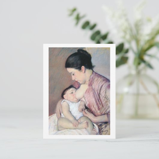 Moederschap, Mary Cassatt Briefkaart (Staand voorkant)