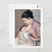 Moederschap, Mary Cassatt Briefkaart (Voorkant / Achterkant)