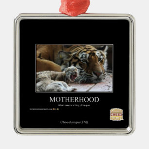 Moederschap Metalen Ornament