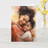 Moederschap: Moederdag Kaart (Gele Bloem)