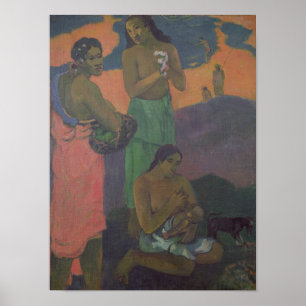 Moederschap, of Drie Vrouwen op de kust, 1899 Poster