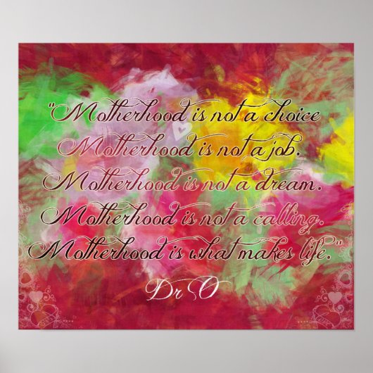 Moederschap Poster (Voorkant)