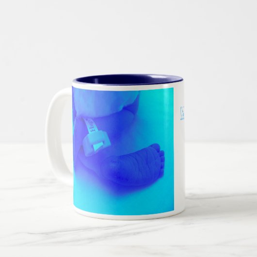 Moederschap RNsare Special Tweekleurige Koffiemok (Voorkant links)