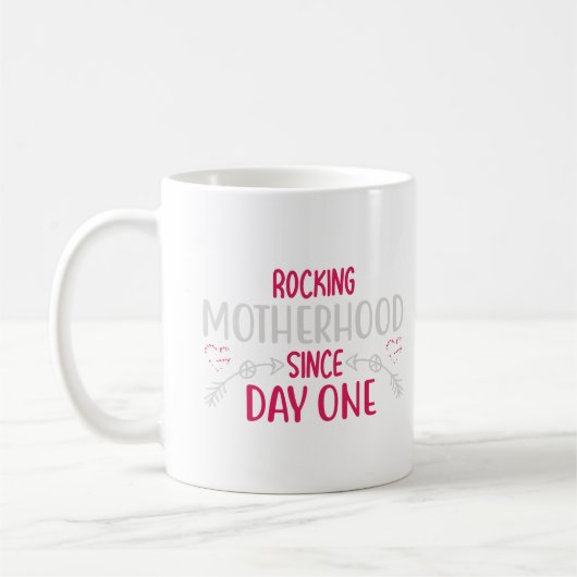 Moederschap Rocken Vanaf Dag Een Twee Tons Mok (Links)