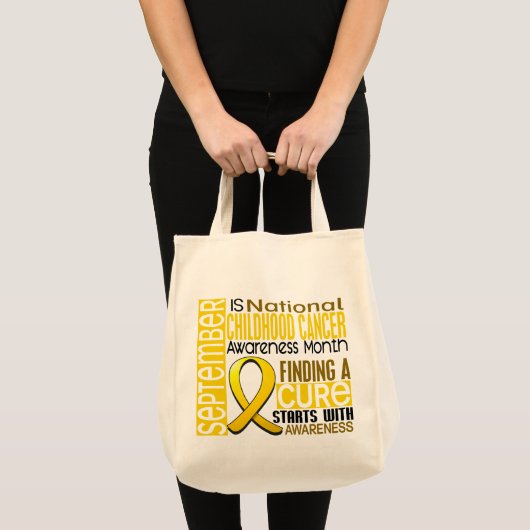 Moederschap voor kinderkanker Maand Ribbon I2 1,5 Tote Bag (Voorkant (product))