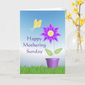 Moederschap zondag Kaart (Gele Bloem)