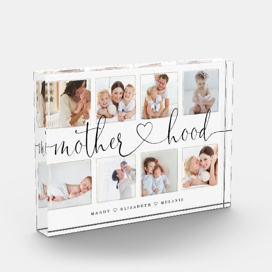 Moederschapscript | Gift for Mothers Photo Collage Fotoblokken (Links)