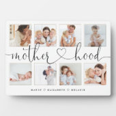 Moederschapscript | Gift for Mothers Photo Collage Fotoplaat (voorkant)