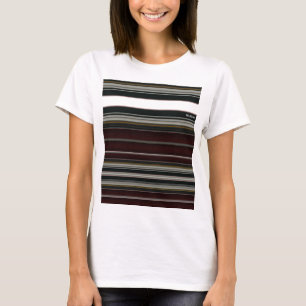 Moederschapskoude hoes T-Shirt - Maroon Stripes
