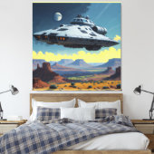 Moederschip Acryl Wall Art Canvas Afdruk (Insitu (Slaapkamer))