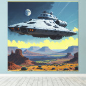 Moederschip Acryl Wall Art Canvas Afdruk (Insitu (Houten vloer))