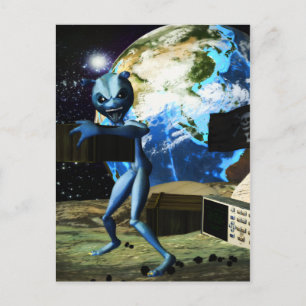 Moederschip Alien Pirate Briefkaart