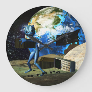 Moederschip Alien Pirate Grote Klok