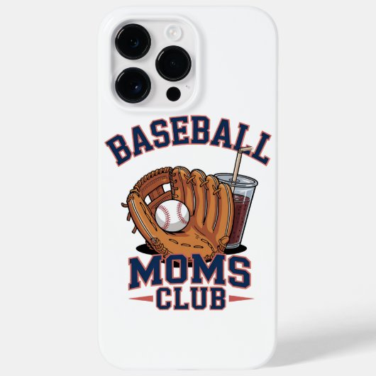 Moedersdag Baseball Moms Club Case-Mate iPhone Case (Achterkant)
