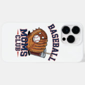 Moedersdag Baseball Moms Club Case-Mate iPhone Case (Achterkant (horizontaal))