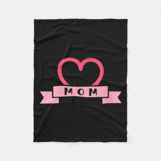 Moedersdag S Zoete Valentijn Date Ik Hou Van M Fleece Deken (Voorkant)