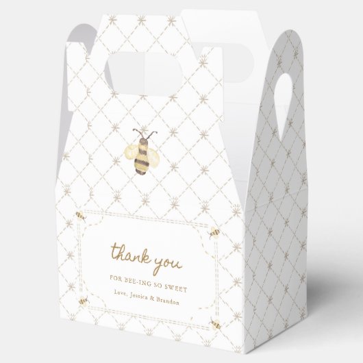 Moedertje Bij Kleine Bij Baby Shower Bedankdoosjes (Geopend)