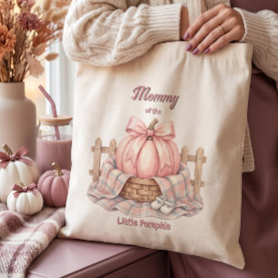 Moedertje van de Kleine Pompoen Pinkoween Aquarel Tote Bag