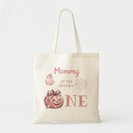 Moedertje van het enge één Cute Pinkoween Geest Tote Bag
