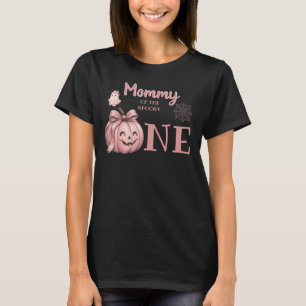 Moedertje van het enge één Schattige Rozeween Gees T-shirt