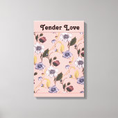 Moedertuin Botanisch Canvas Afdruk (Voorkant)