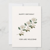 Moederverjaardagsuitnodigingskaart Kaart (Achterkant)