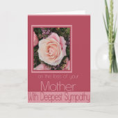 Moederverlies sympathie Roos Kaart (Voorkant)