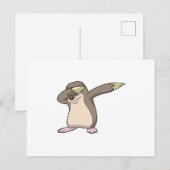 Moedervlek bij Hip Hop Dance Dab Briefkaart (Voorkant / Achterkant)