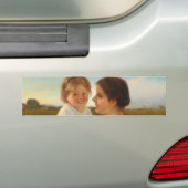 Moedervreugde (liefhebbende moeder en dochter) bumpersticker (Op auto)