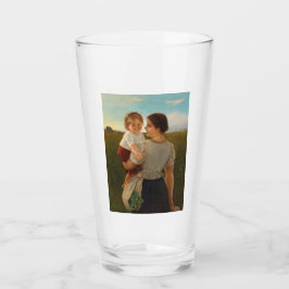 Moedervreugde (liefhebbende moeder en dochter) glas