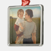 Moedervreugde (liefhebbende moeder en dochter) metalen ornament (Links)