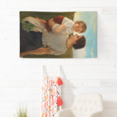 Moedervreugde (liefhebbende moeder en dochter) spandoek (Insitu)