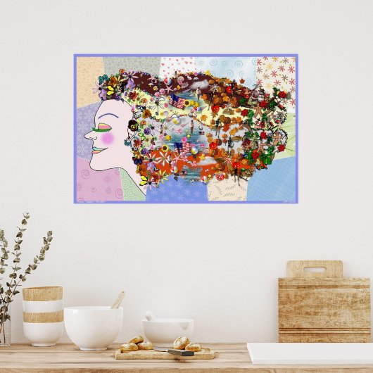 Moedervriendelijkheid Natuur Poster (Keuken)