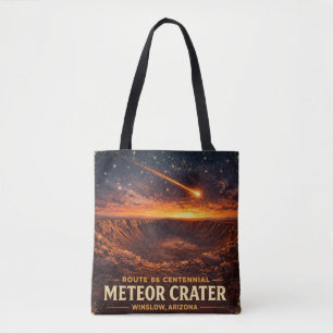 Moederweg Eeuwfeest Meteor Krater Panorama Tote Bag