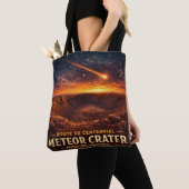 Moederweg Eeuwfeest Meteor Krater Panorama Tote Bag (Dichtbij)
