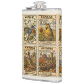 Moederweg Vintage Collage Canteen Heupfles (Links)