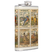 Moederweg Vintage Collage Canteen Heupfles (Rechts)
