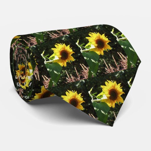 moederzonnebloem stropdas (Opgerold)