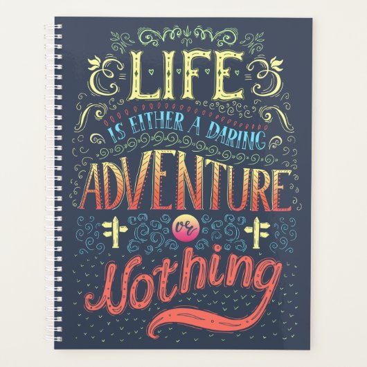 Moedig Avontuur of Niets Planner (Voorkant)